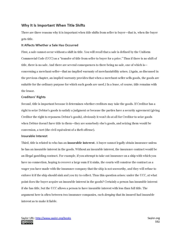 Business Law and the Legal Environment - Page 592